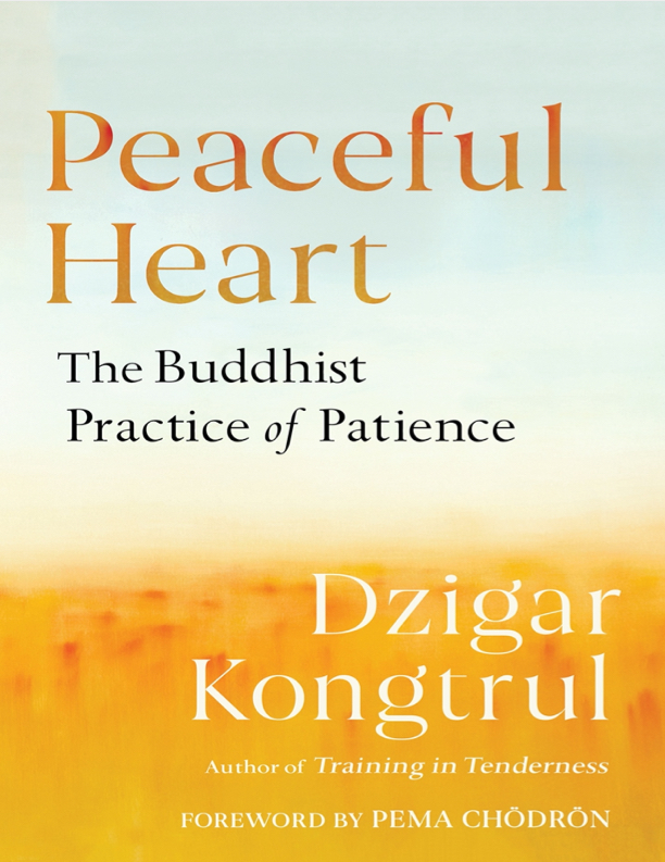 (image for) Peaceful Heart: Patience by Dzigar Kongtrul (PDF) - Click Image to Close